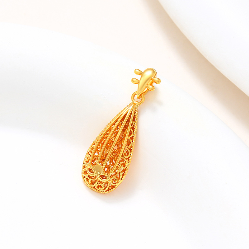 Xuping aleación de cobre dorado retro retro estilo chino colgante colgante de colgante femenino colgante