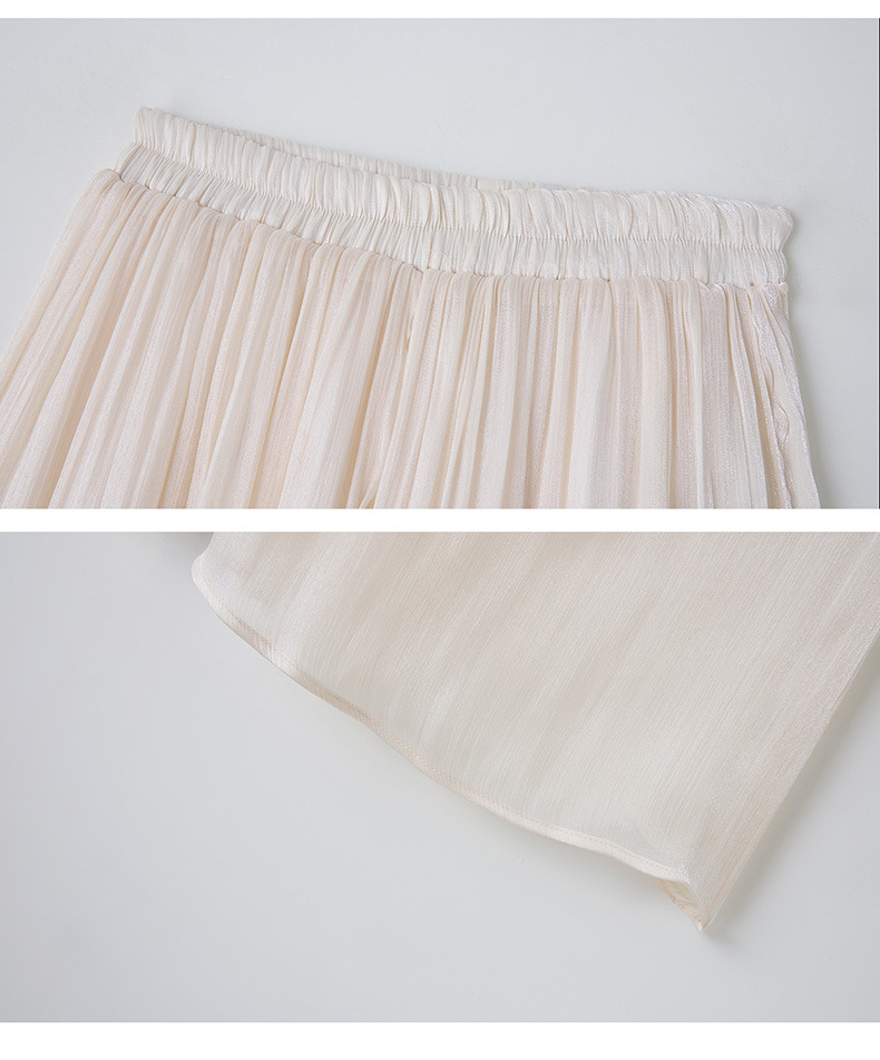 Bộ quần áo nữ mùa hè 2026 sơ mi cổ đứng họa tiết jacquard + quần ống đứng hai mảnh ZQ620 — Màu ảnh chi tiết 23