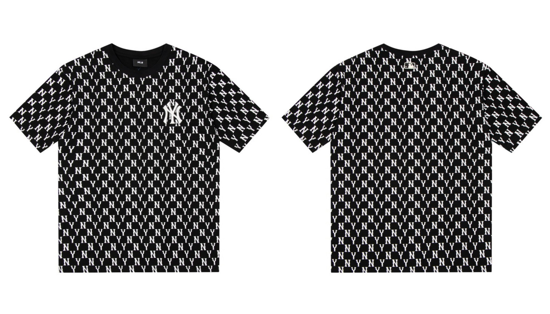 Fábrica al por mayor nueva moda Coreana de alta calidad impresa algodón manga corta hombres y mujeres mismo estilo pareja camiseta suelta soporte código de escaneo