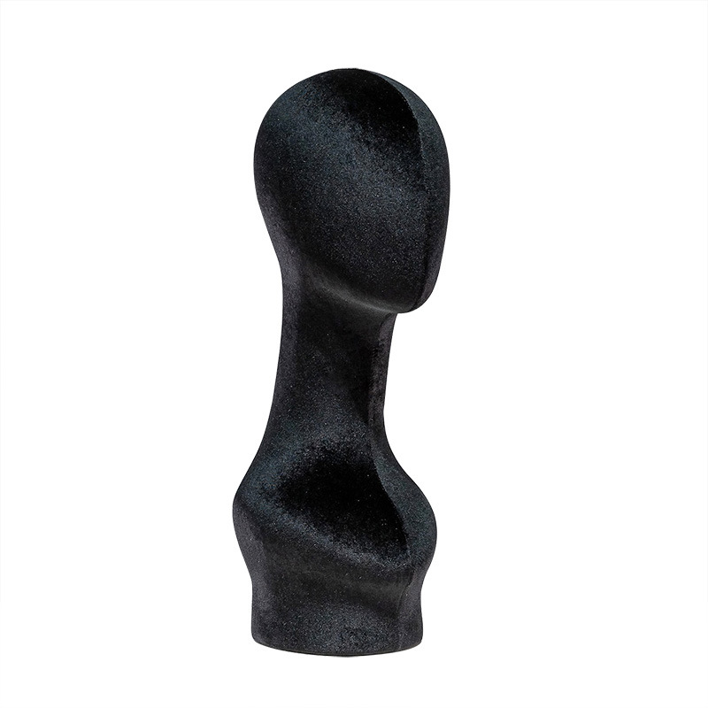 muñeca de peluca prop tienda de ropa exhibición rack de exhibición collar rack plataforma modelo de joyería de cabeza tienda de sombrero rack de exhibición