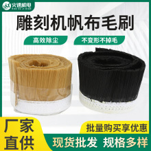 木工雕刻机开料机配件吸尘罩帆布工业毛刷条防尘罩除尘金色加厚款