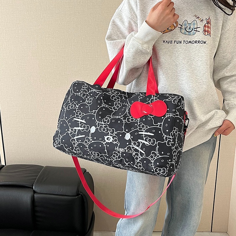 2025夏季新款HelloKitty卡通可爱大包包单肩大容量凯蒂猫手提健身|undefined