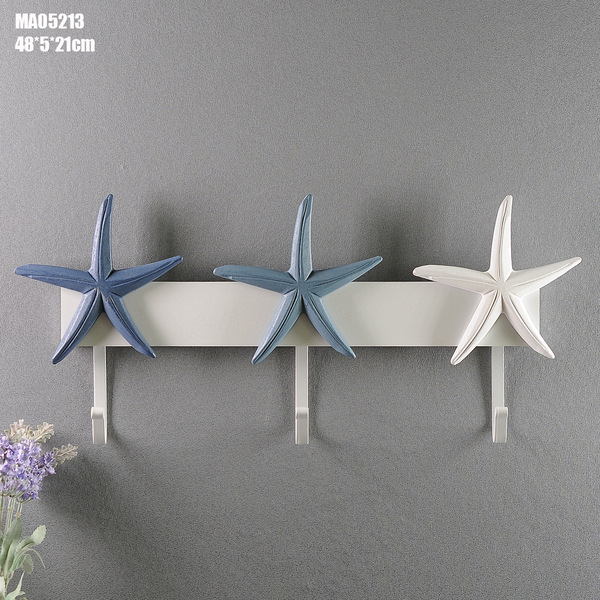 New product star -linked marine wooden hook home wall -mounted…