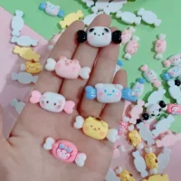 Яркий мультфильм конфеты Sanrio Смола ювелирные аксессуары оптом DIY крем клей чехол для телефона шпилька материал сумка