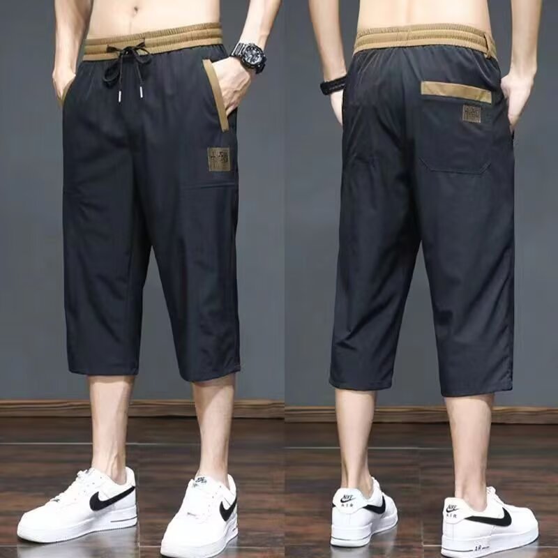 Pantalones chinos casuales versátiles tendencia de verano ultra delgados 2026 pantalones transpirables de hombre