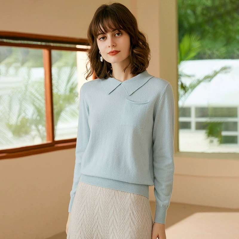 Модный базовый вязаный свитер,Oversize, свободный крой