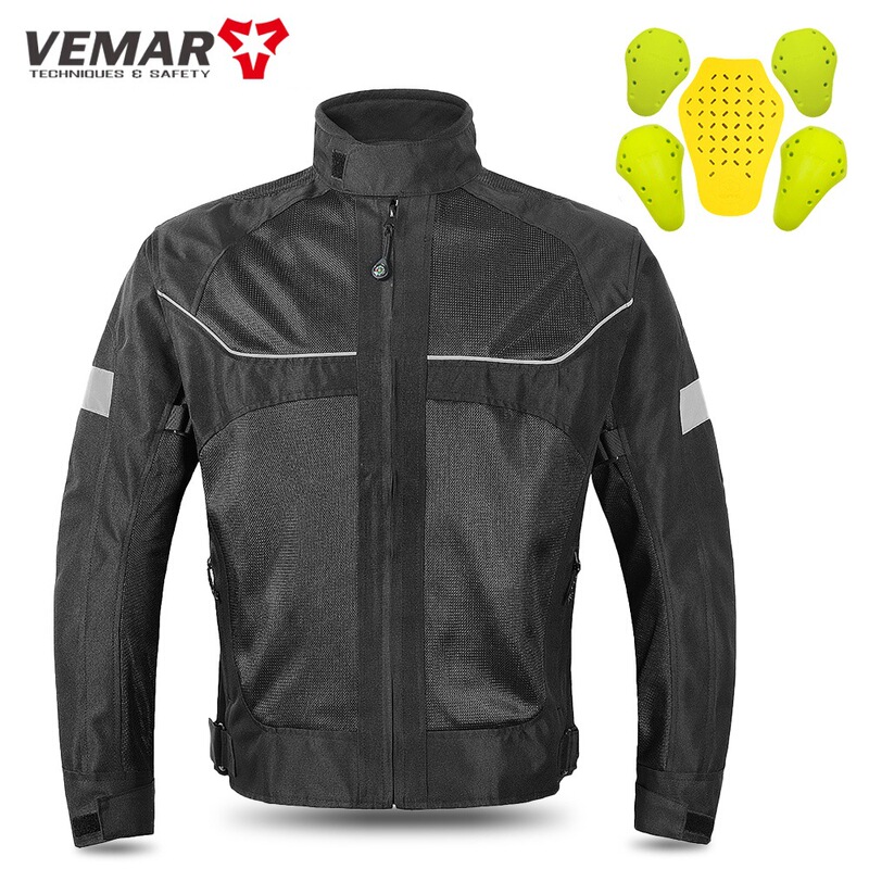 Motorcycle Jacket Mesh Breathable Rider Protective Clothing Motorcycle Anti-Fall Wear-Resistant Off-Road Motorcycle Riding Jacket Motorcycle Jacket Mesh Breathable Rider Protective Clothing Motorcycle Anti-Fall Wear-Resistant Off-Road Motorcycle Riding Jacket