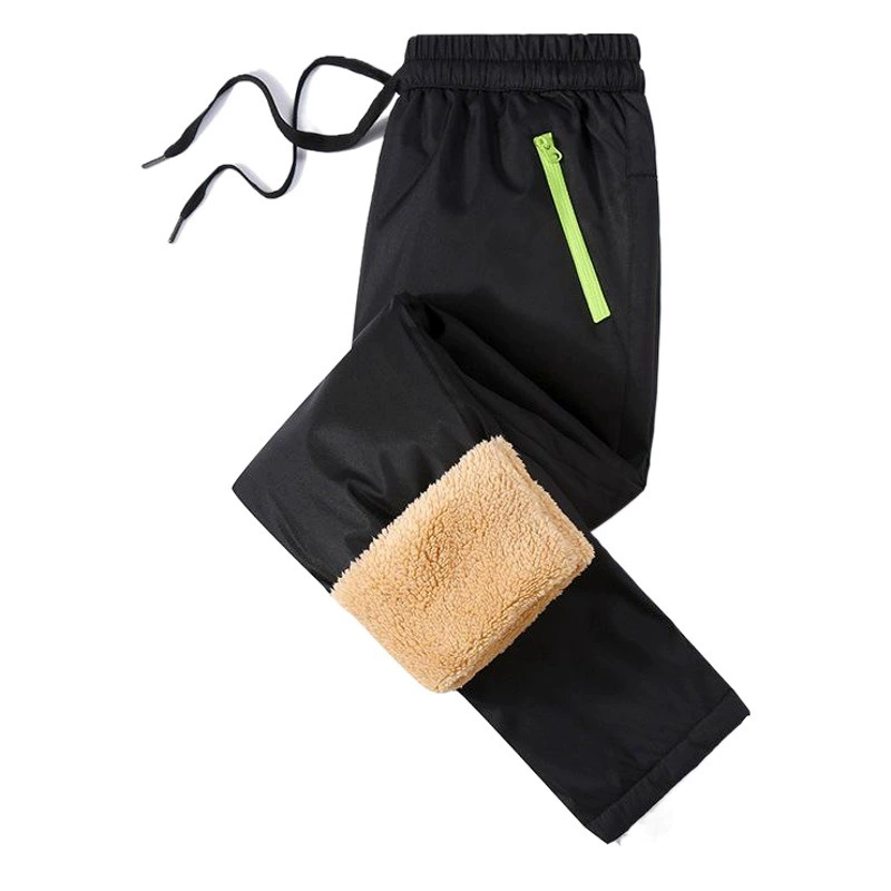 Детские зарядные штаны для мальчиков и девочек, утолщенные теплые ветрозащитные непромокаемые штаны из овечьей шерсти для скалолазания, Большие Детские уличные штаны