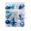 Blue and silver gift box of 30 pieces [3cm balls]
