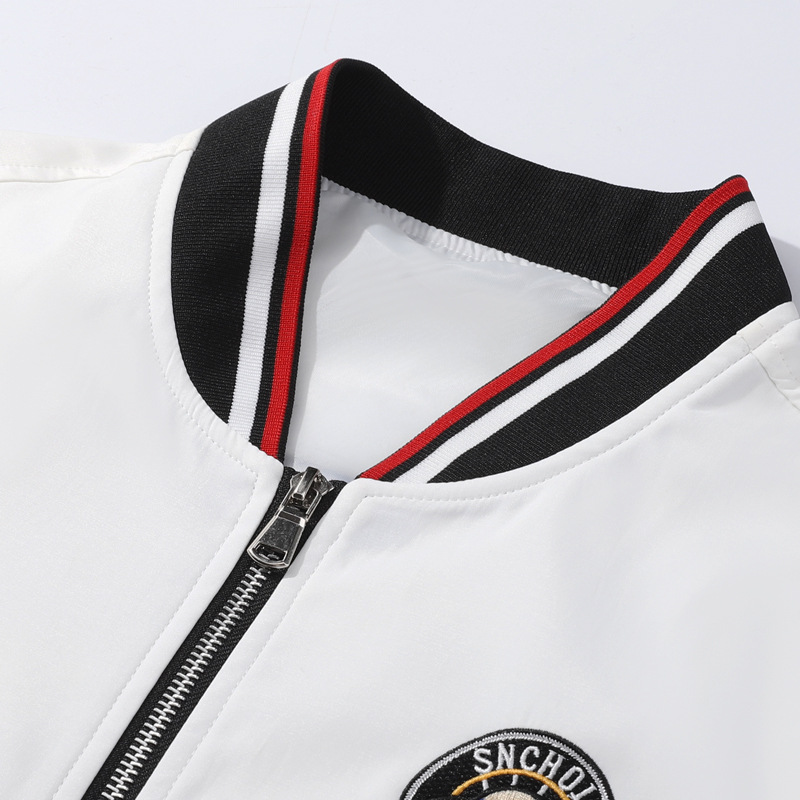 Men's Embroidered Jacket Casual Spring Autumn Style For Men_voghion.com