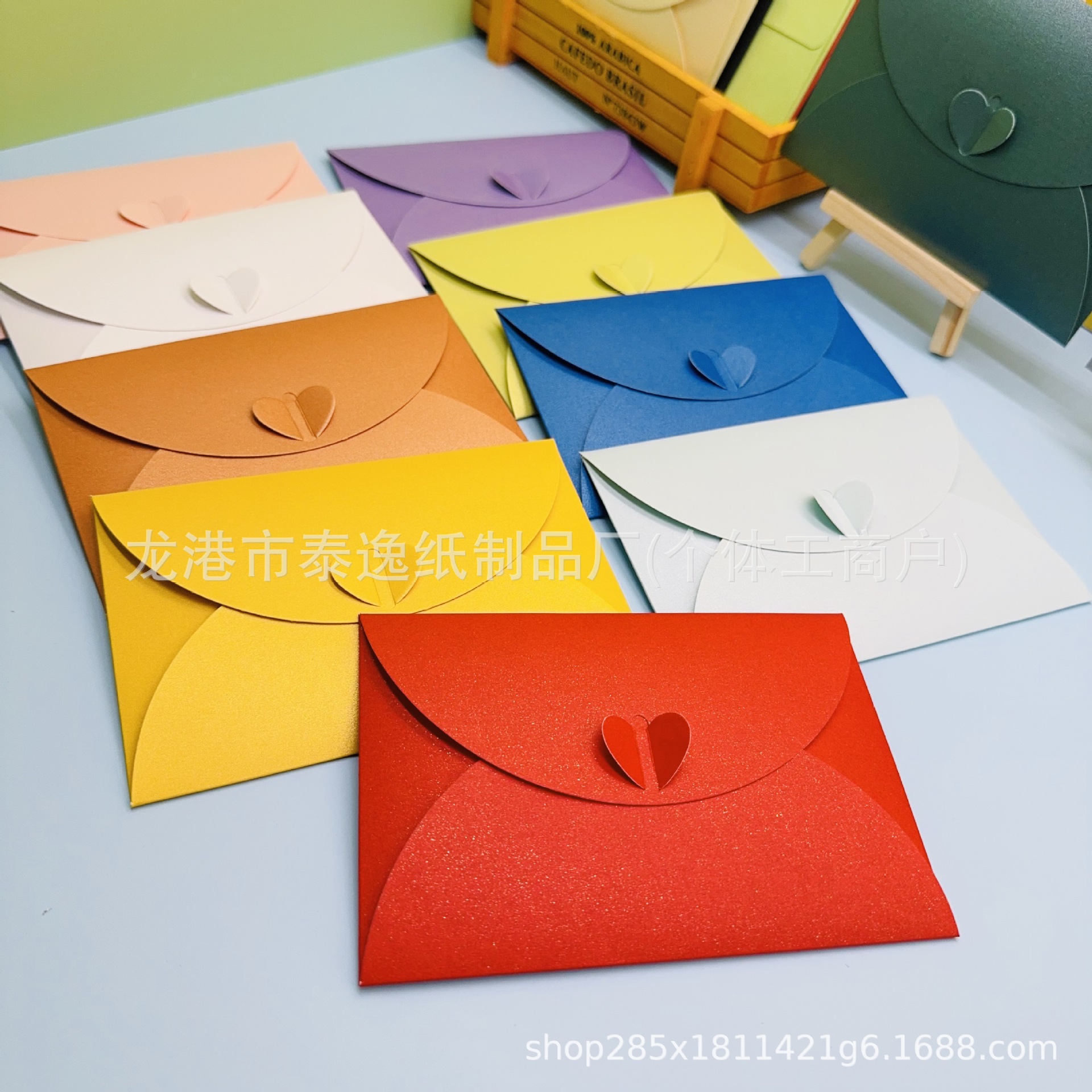 Color pearl light paper thickened envelope western love letter…