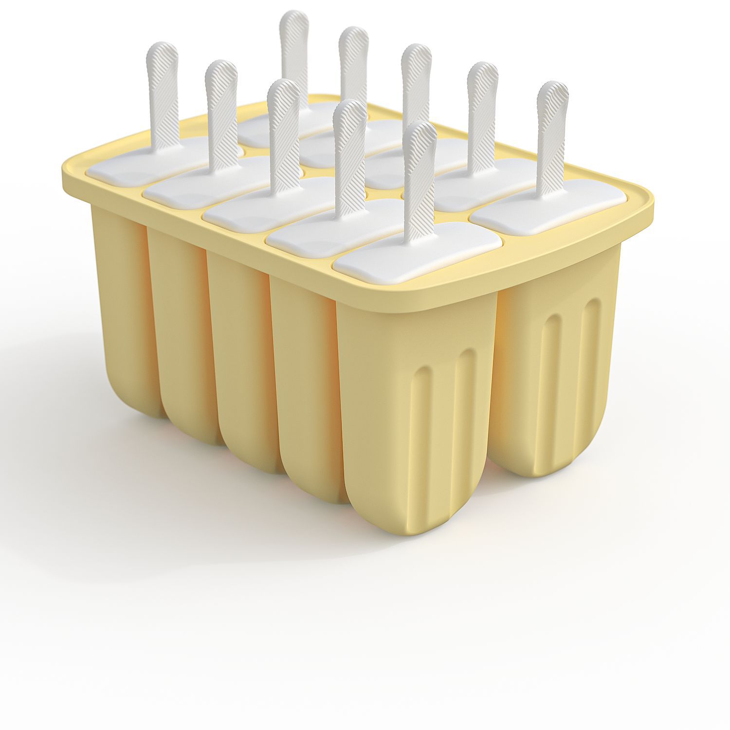 Nueva idea 9 seguidos 10 seguidos 12 seguidos Molde de helado de silicona Molde de paleta de hielo Molde de helado Molde de helado de hielo