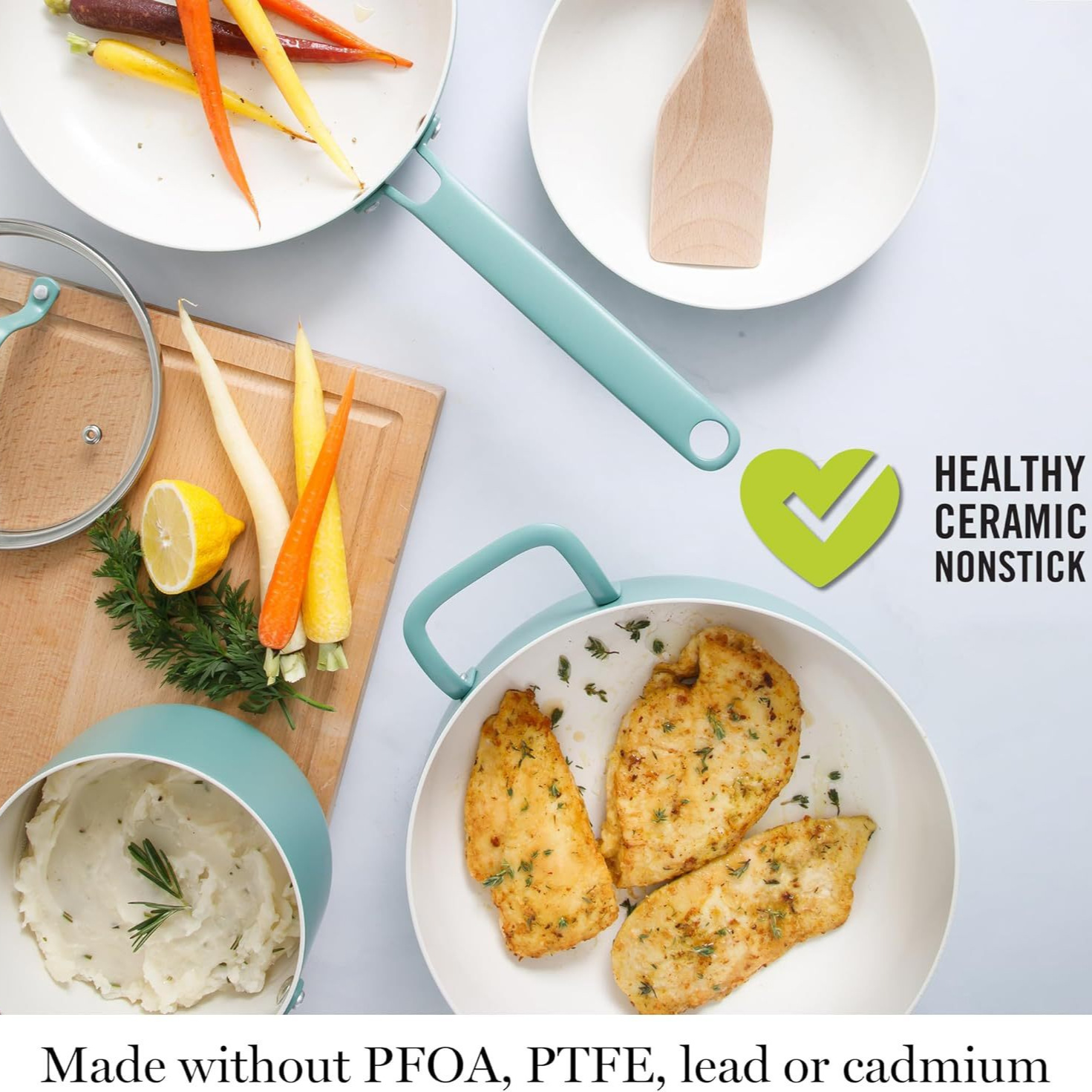 Venta caliente transfronteriza Juego de sartén antiadherente estirado de aluminio Juego clásico de 12 piezas Sartén Wok Juego de olla de sopa Cocina de inducción universal