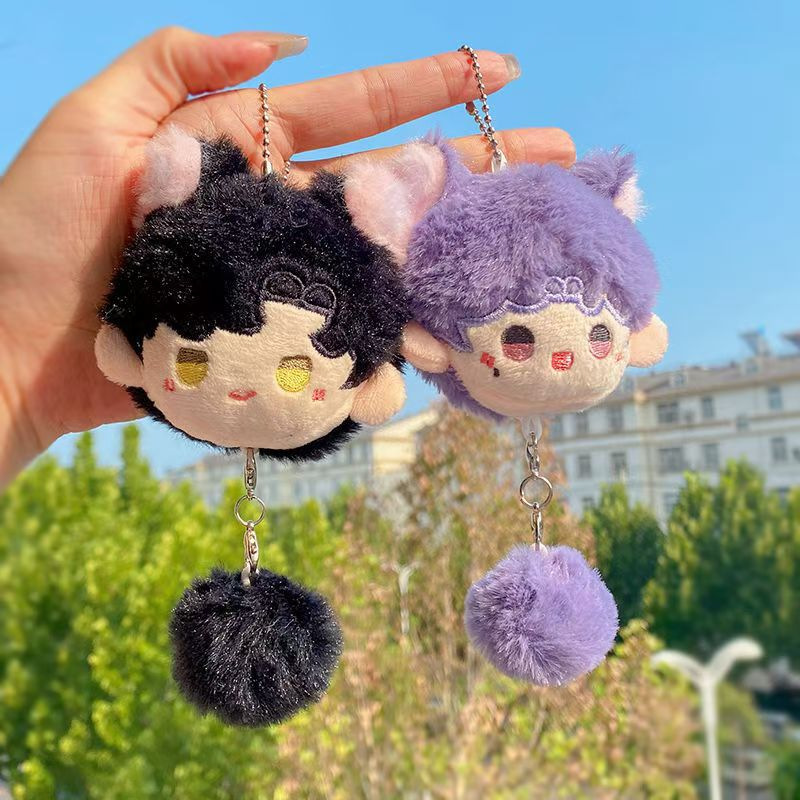 El amor y el espacio profundo chirriando alrededor de la muñeca de algodón de Shenzhen Shenzhen Xinghui, colgantes de grupo, llaveros de marea.