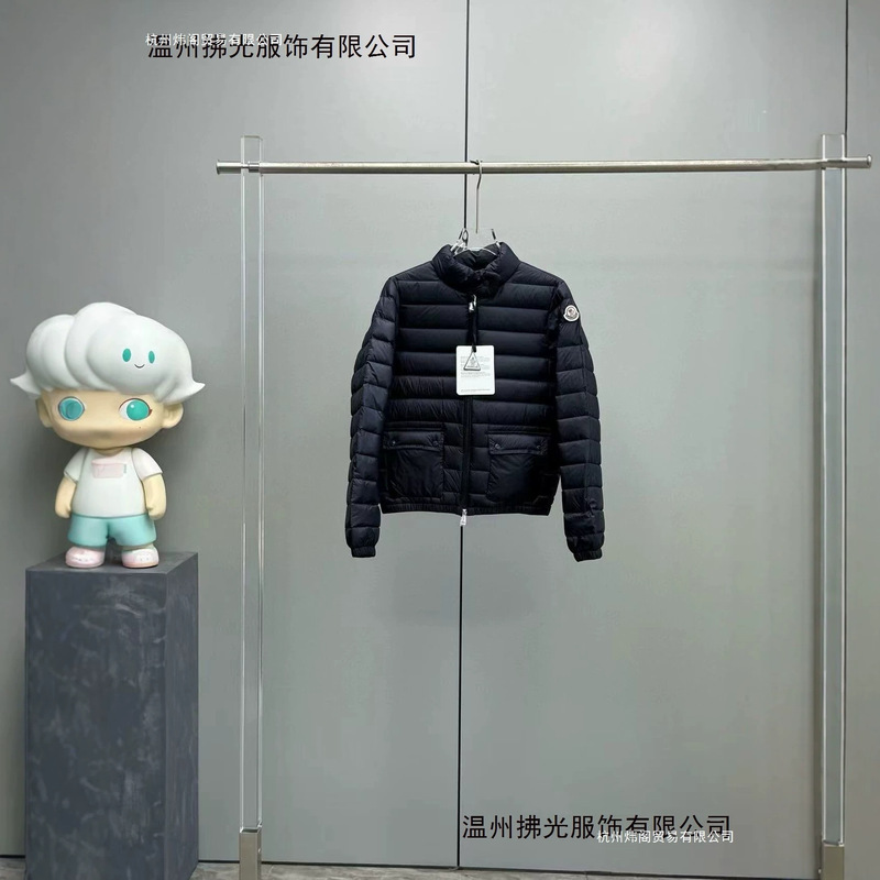 High-End Version of m's 25 New Lans Series Lightweight Stand-Collar down Jacket for Men, Short Style, Warm and Suitable for Commuting