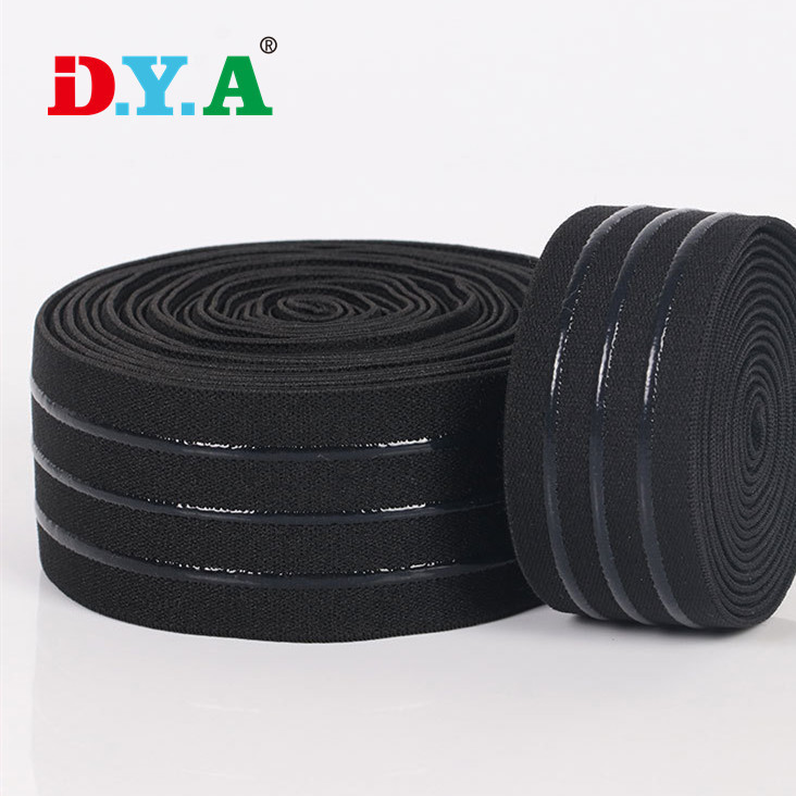 1-3cm滴胶松紧带硅胶防滑松紧带直线滴胶松紧带双线滴胶松紧带3mm