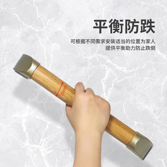 Japanese solid wood corridor handrails bathroom bathtub safety handrails bathroom barrier-free non-slip handle