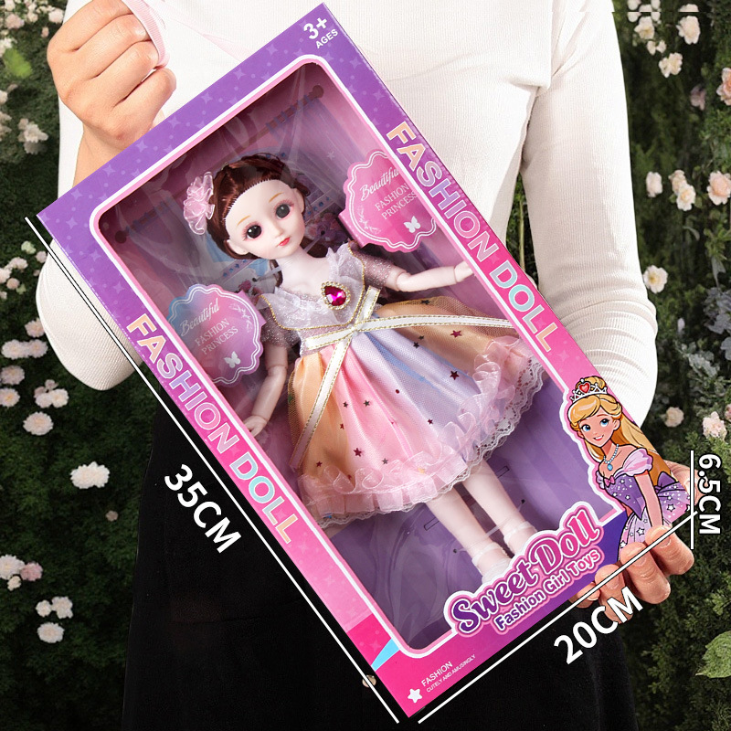 (Maleta de 35 cm / Versión en inglés) Muñeca con falda floral