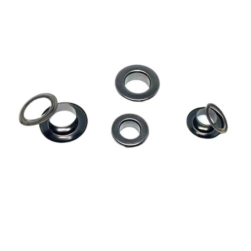 Wholesale flat edge eyelet buttons, all copper, rust-free shoe boxes, breathable holes, luggage, shower curtains, clothing, metal eyelet buttons