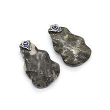 ��Ȼʯ�����ɉ���35x60mm��Ҏ�t�ι��ӿ��荆ο׵���DIY�Ʒ���