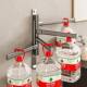 Thickened Gun Grey Space Aluminum Bathroom Rotatable Towel Rack Toilet Non-perforated Wall-mounted Multi-pole Storage Rack