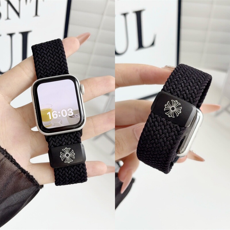 Cro-Core Woven Magnetic Watch Strap Suitable for Apple S10 Watch S11Iwatch9 New Model Applewatch8Se Cro-Core Woven Magnetic Watch Strap Suitable for Apple S10 Watch S11Iwatch9 New Model Applewatch8Se