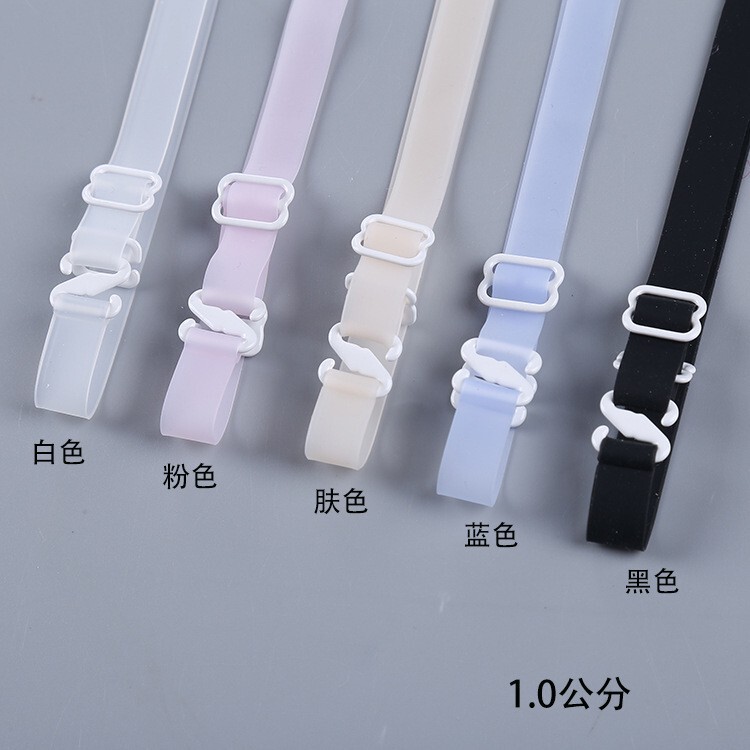 1cm Silicone Shoulder Strap Transparent Shoulder Strap Invisible Women Fashion Invisible Underwear Shoulder Strap Transparent Underwear Shoulder Strap Underwear