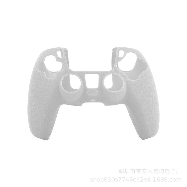 Caso de goma de la manija PS5 caso de silicona de la manija PS5 caso protector de la manija con las partículas