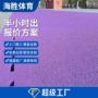 全塑透气型混合型定制跑道