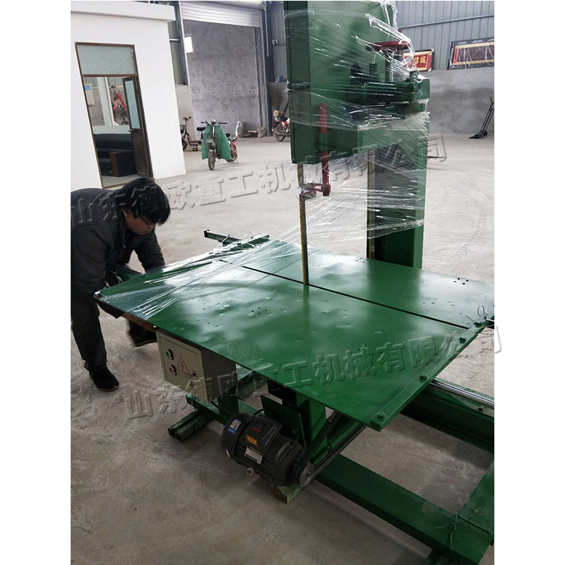 捷胜牌加气砖轻质砖切砖机 水泥砖多角度锯切机 泡沫砖带锯切割机