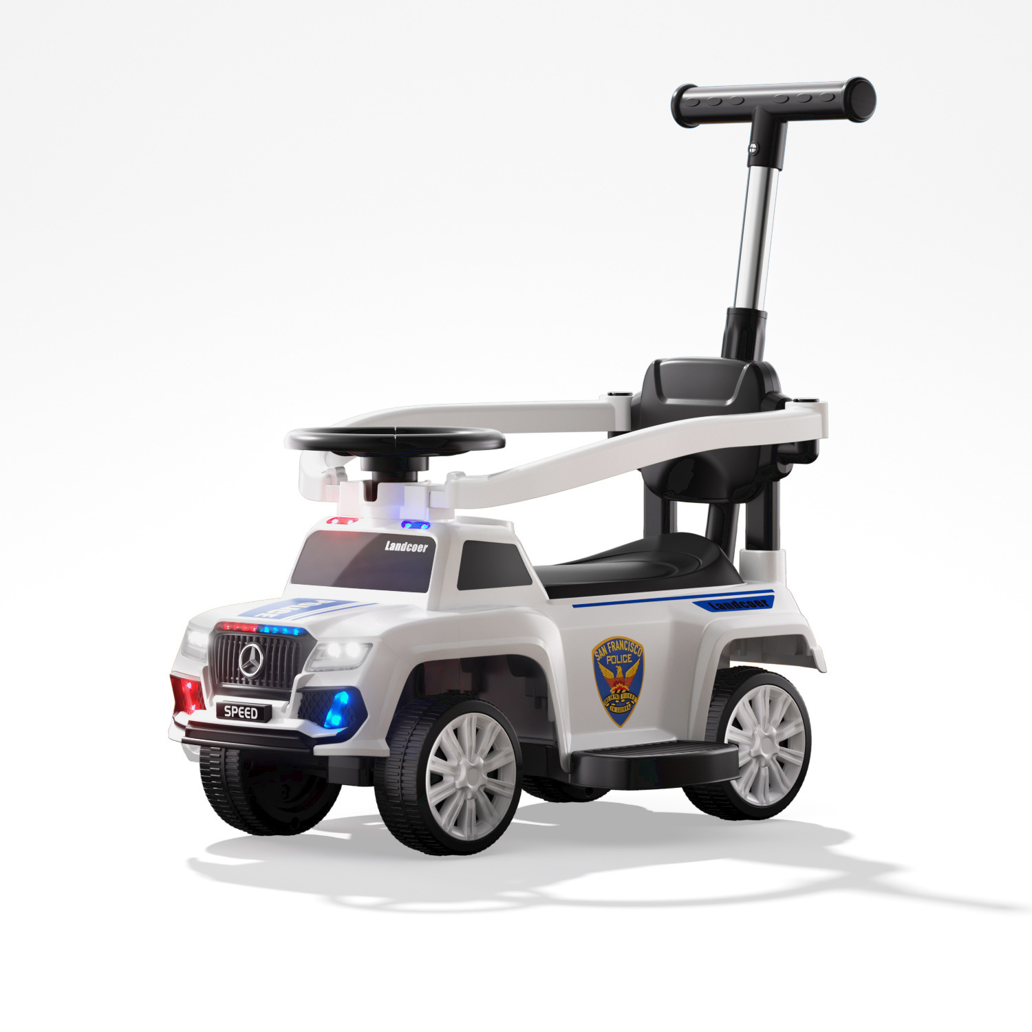 Nuevo patín eléctrico para niños patín anti-rollback puzzle educación temprana protección de seguridad caminante motocicleta de playa