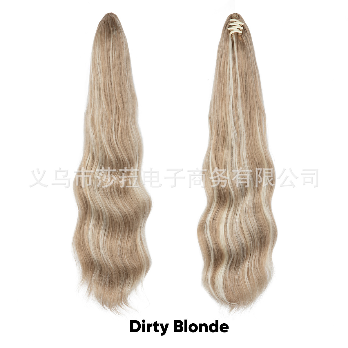 Pelucas de cola de caballo estilo europeo y americano para mujer, cabello sintético largo y rizado, cola de caballo alta con clip de garra naturalmente esponjosa, directamente del fabricante.