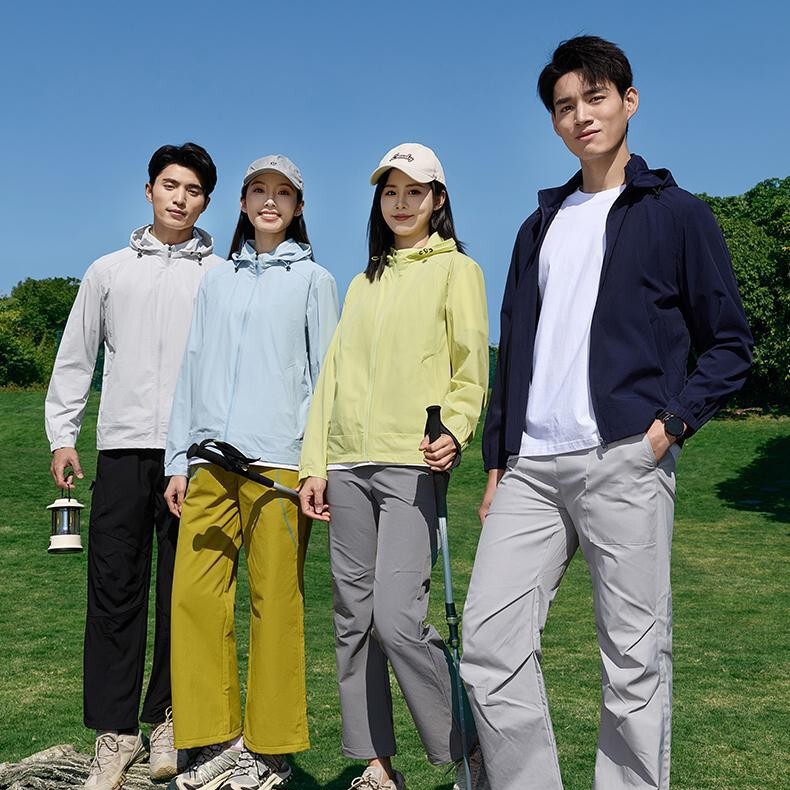 Lightweight Sun Protection Clothing for Men and Women, Summer Breathable Casual Outdoor Beach Sports Jacket, Cycling Fishing Skin Jacket with Printed Text Lightweight Sun Protection Clothing for Men and Women, Summer Breathable Casual Outdoor Beach Sports Jacket, Cycling Fishing Skin Jacket with Printed Text