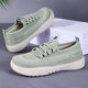 Shoes Women's Spring All-match New Fly-woven Breathable Mesh Thick-soled Mother Shoes Soft-soled Comfortable Casual Shoes Women's Cloth Shoes