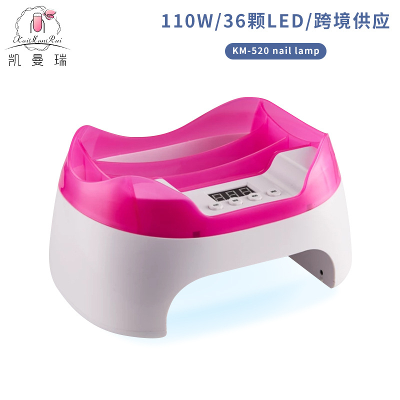 Nueva máquina de fototerapia de uñas herramienta de uñas con función de almacenamiento lámpara de uñas de alta potencia lámpara de hornear de uñas al por mayor