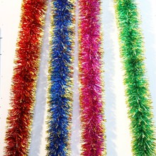 圣诞节毛条拉花彩带晚会庆教室幼儿园布置店铺节日装饰彩条茜草