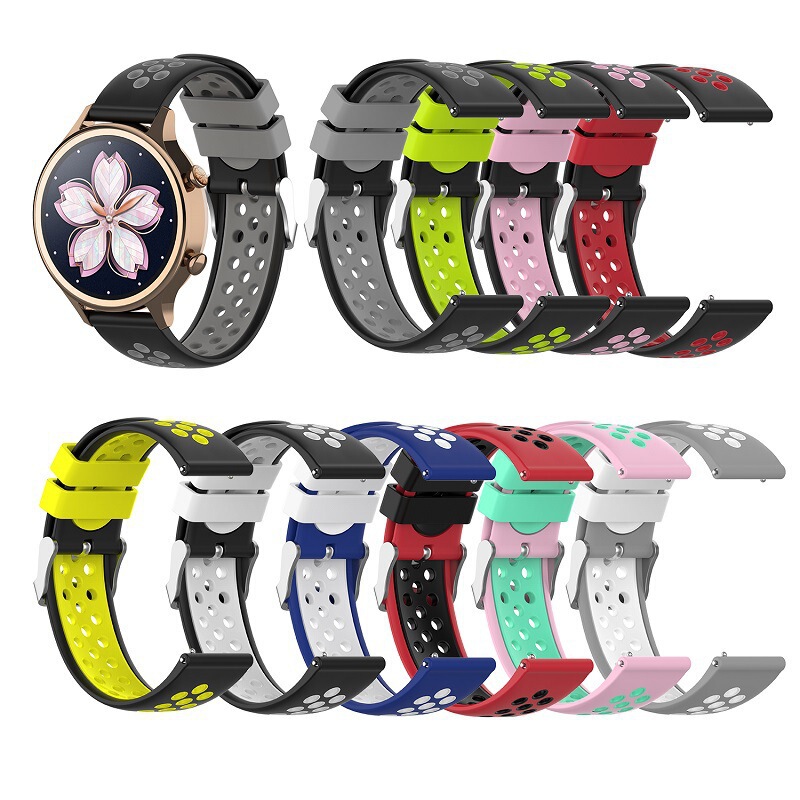 For ticwatch E3 smart watch silicone strap ticwatch pro Sports wristband GTH strap