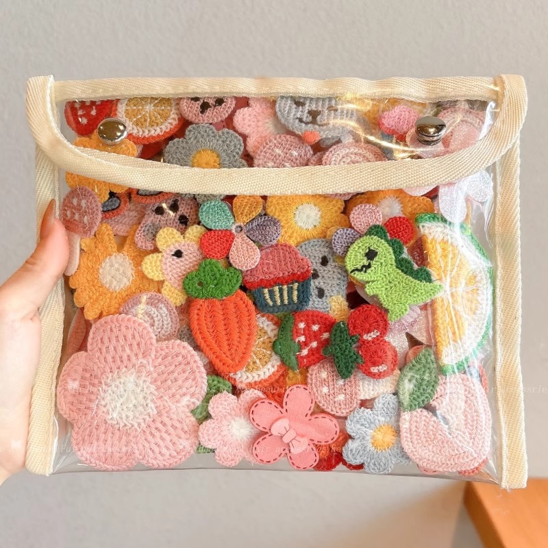 婴儿不伤发魔术贴发卡宝宝碎发刘海贴胎毛头饰婴幼儿发夹儿童发饰