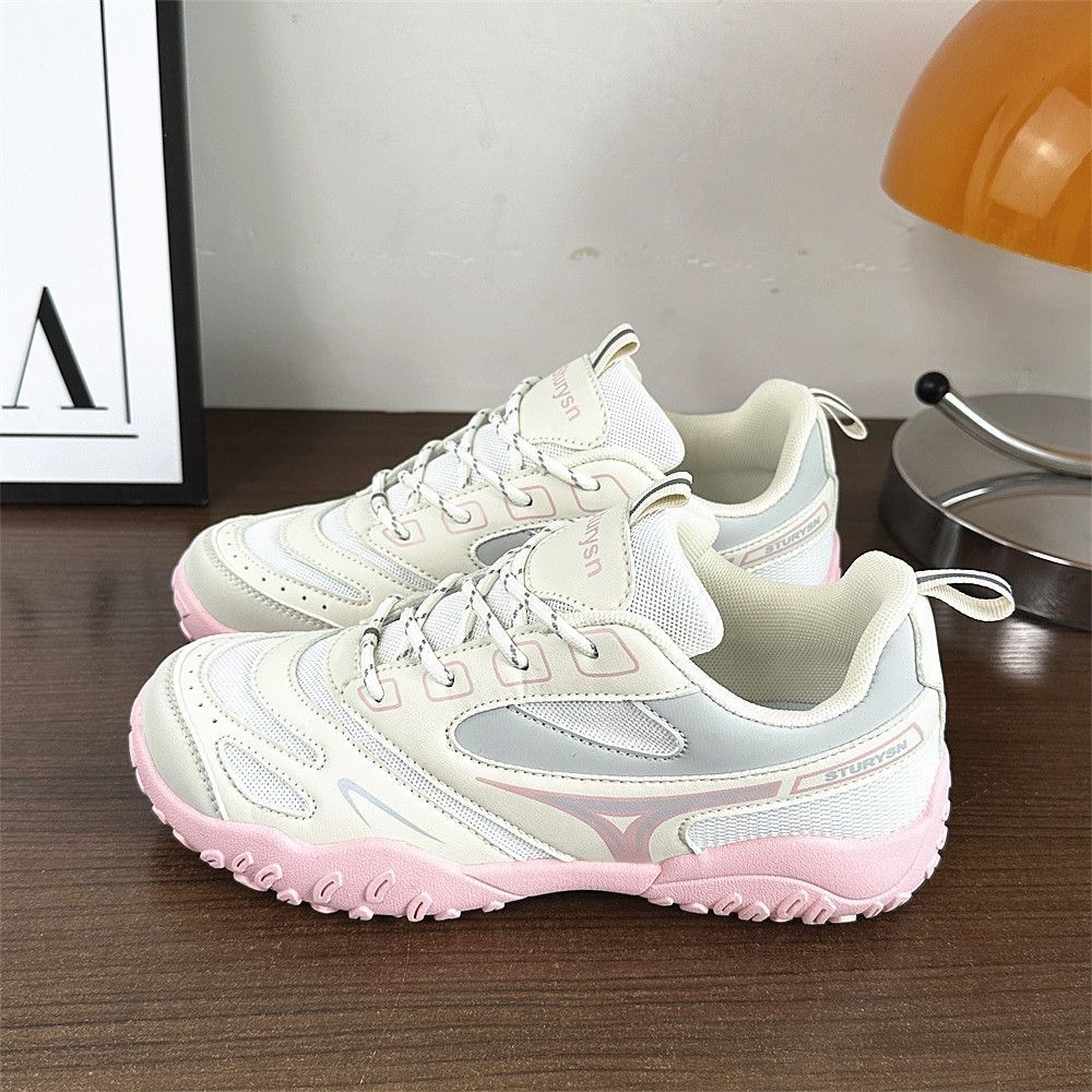 한국식 메쉬 통기성 학생 캐주얼 경량 미끄럼 방지 하이킹 신발 여성용 트렌디하고 편안하며 다재다능한 틈새 스포츠 신발