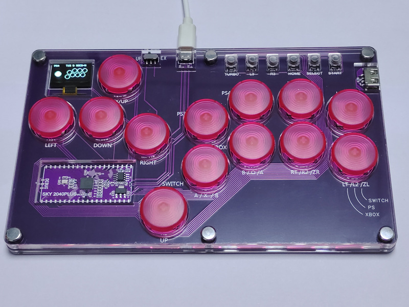 SKY2040PLUS13 teclas personalizadas SOCD juego de lucha teclado HITBOX Street Fighter 6Steam Arcade PS5