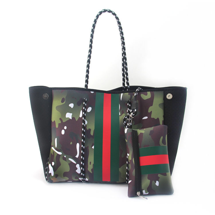 Bolso de playa de neopreno ligero para mujer