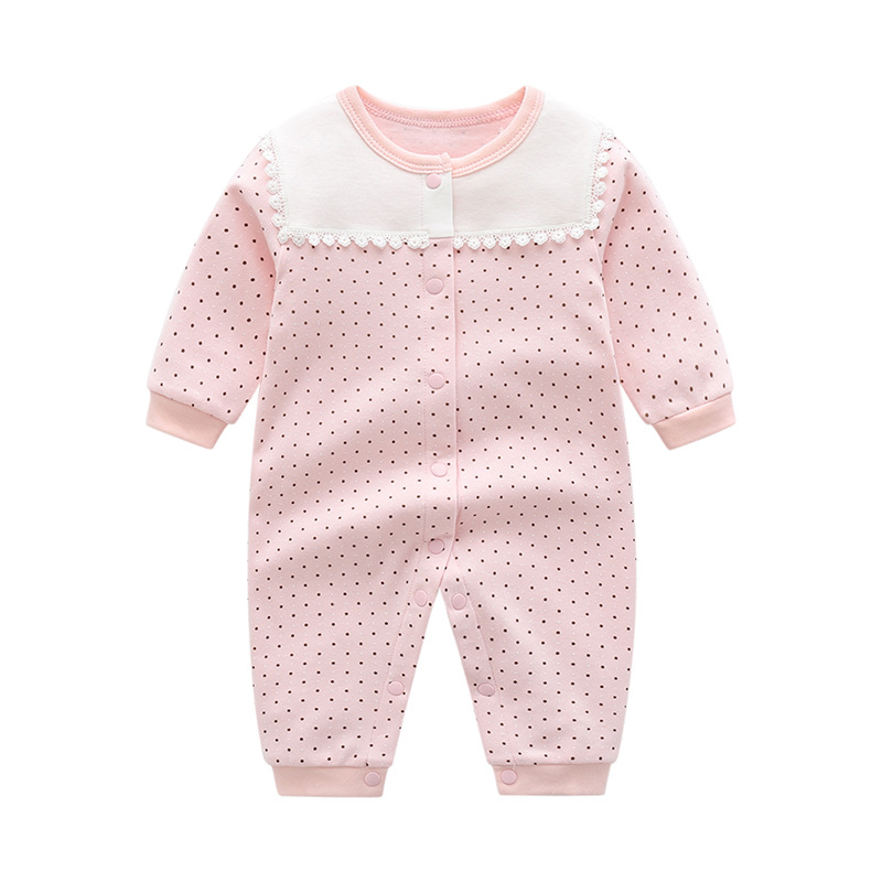 Luna Llena ropa de bebé hembra 6 meses recién nacido bebé mameluco primavera princesa primavera y verano 0-1 años bebé mono