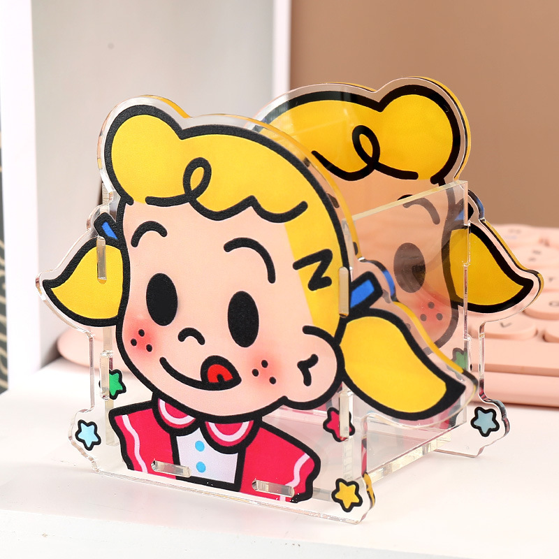 アクリルペンホルダーカスタムペンホルダークリエイティブかわいい収納ボックス収納ペンボックスデスクトップ収納ペンホルダー卸売|undefined