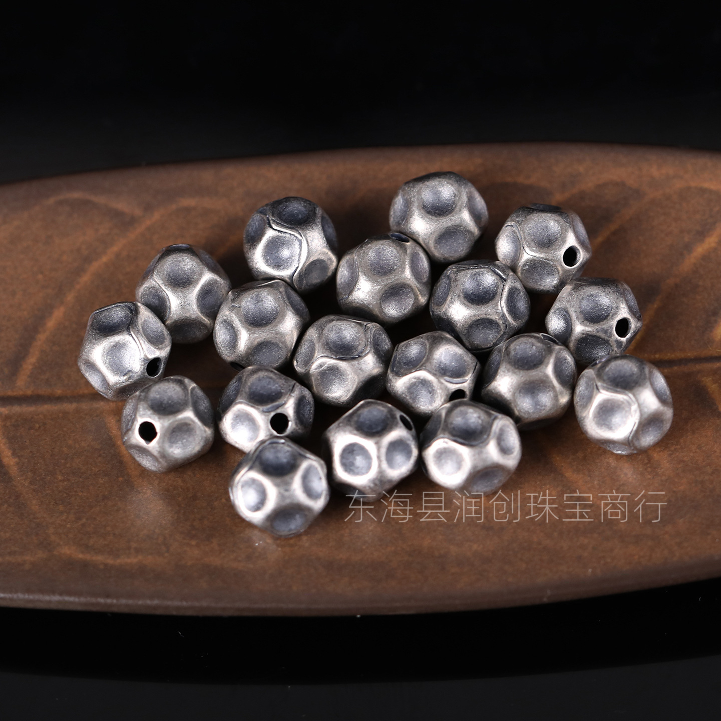 Sanqi silver seamless beads accessories, spacer beads for handmade DIY crafts, Buddhist beads, bracelets, woven cords, necklace accessories wholesale