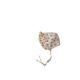 Korean style sweet tire hat 2024 spring and summer new girls' floral lace-up small tire hat baby travel bag head hat