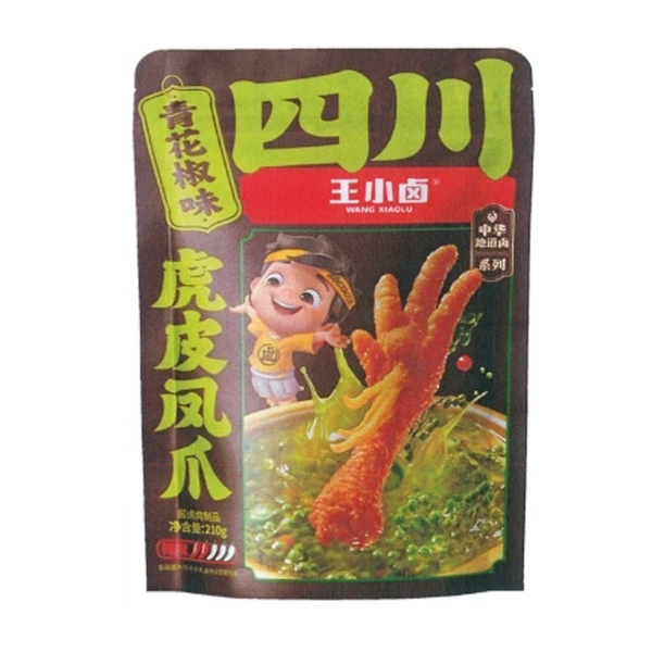 Wang Xiaolu 210g green pepper flavor/pack (barcode size of original pepper and sesame flavor remains unchanged)