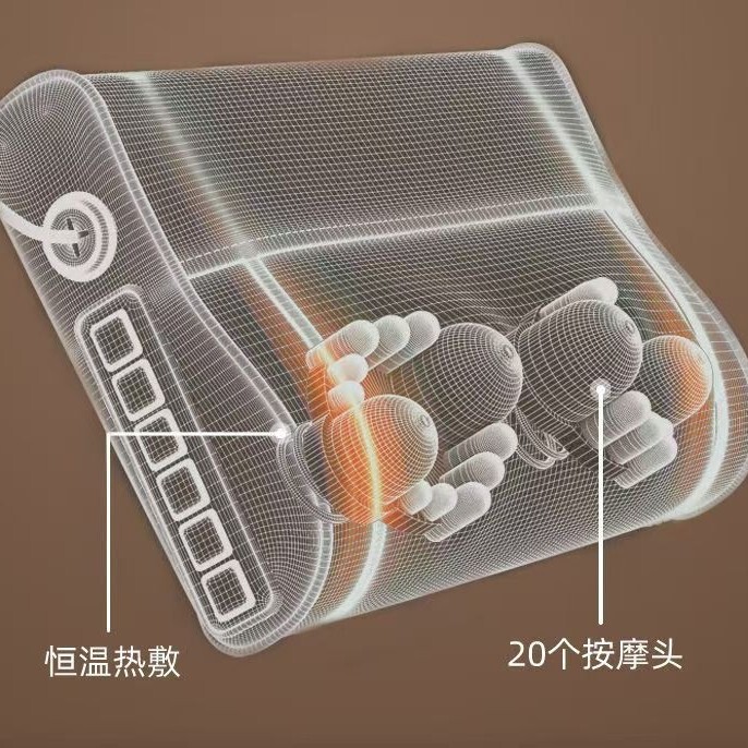 マッサージ枕 全身 首 背中 腰 ふくらはぎもみマッサージ器|undefined