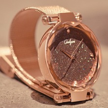 奥利妮新品星空手表女简约气质学生抖音新款时尚潮流女士手表防水