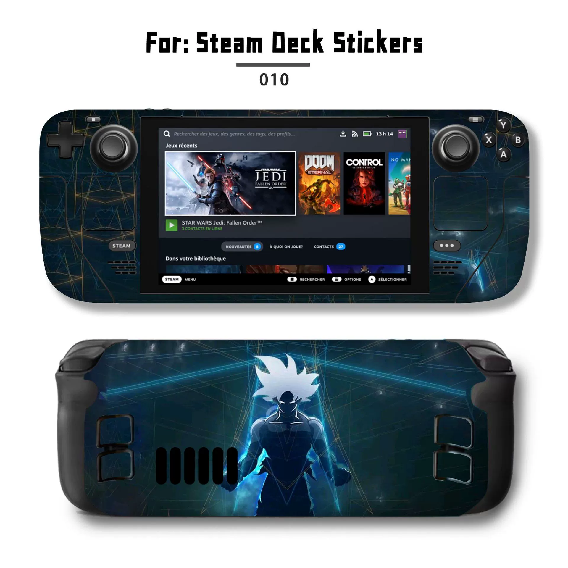 Подходит для наклейки Steam Deck, наклейка на Steam Deck Patch, Steam Panda, вручную, персональный пиксель