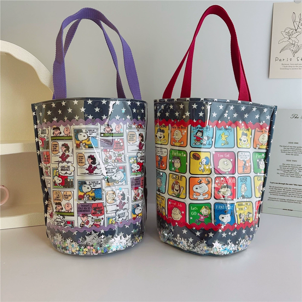 Double-sided design one-shoulder bag